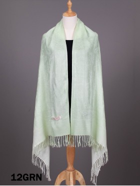 Solid Silk Blend Shawl Scarf  Solid Silk Blend Shawl Scarf